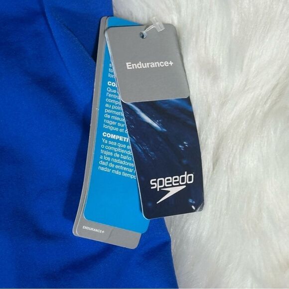 Speedo Endurance+ Blue Swimsuit - Picture 5 of 9
